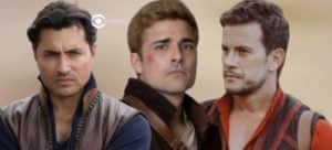 Reis - Saul decide se encontrar com a feiticeira, Jônatas é vítima de emboscada e Abner faz alerta (Foto: Reprodução / Record TV / Montagem TV Foco) Reis - Saul decide se encontrar com a feiticeira, Jônatas é vítima de emboscada e Abner faz alerta (Foto: Reprodução / Record TV / Montagem TV Foco)