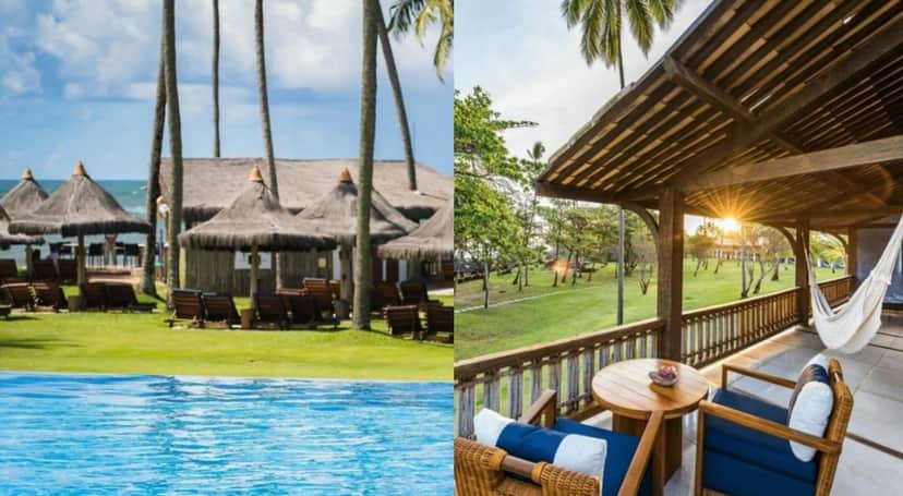 Resort luxuoso na Bahia tem diárias que podem chegar até a R$ 3,2 mil Resort luxuoso na Bahia tem diárias que podem chegar até a R$ 3,2 mil