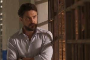 José Paulino (Sergio Guizé) em cena de Mar do Sertão (Foto: Reprodução / Globo) José Paulino (Sergio Guizé) em cena de Mar do Sertão (Foto: Reprodução / Globo)