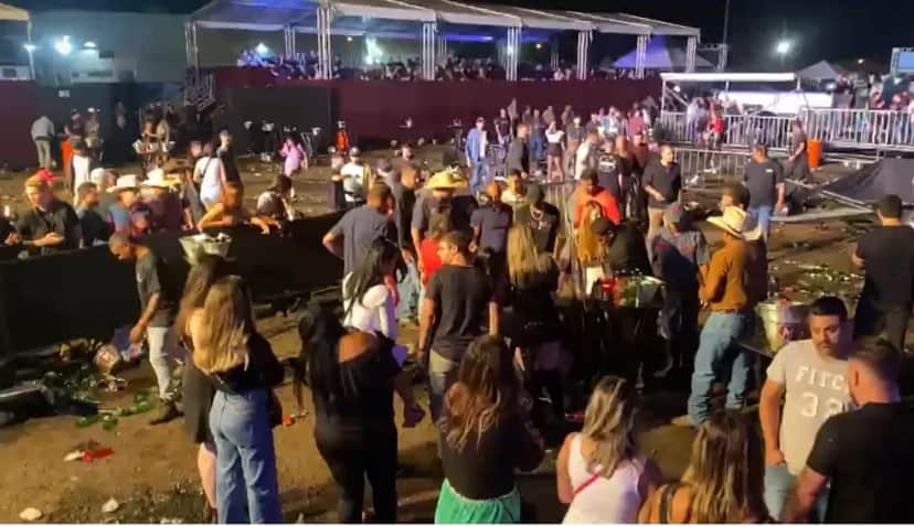 Tragédia aconteceu no show de dupla sertaneja amada pelo Brasil, Hugo e Guilherme, deixando mortos e feridos no local - Foto Reprodução