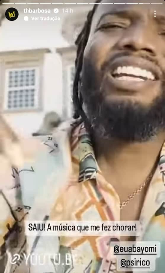 O cantor Gabriel Abayomi tem vídeo entregue por Thiaguinho nas redes sociais e ele confessa emoção O cantor Gabriel Abayomi tem vídeo entregue por Thiaguinho nas redes sociais e ele confessa emoção