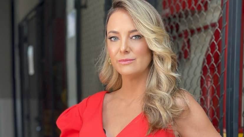 A apresentadora da Record, Ticiane Pinheiro A apresentadora da Record, Ticiane Pinheiro