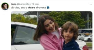 Fãs elogiaram atuação de Jade Picon (Foto: Reprodução / Twitter) Fãs elogiaram atuação de Jade Picon (Foto: Reprodução / Twitter)