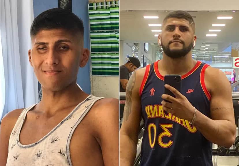 Vitor Ramos antes e depois (Imagem: Montagem) Vitor Ramos antes e depois (Imagem: Montagem)