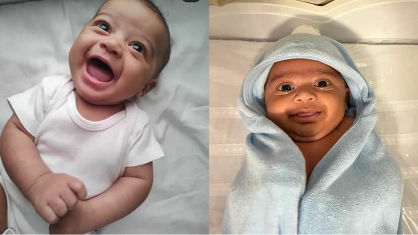 Fotos mais recentes do pequeno Joaquim, de dois meses, fruto de Militão e Viviane Araújo Fotos mais recentes do pequeno Joaquim, de dois meses, fruto de Militão e Viviane Araújo