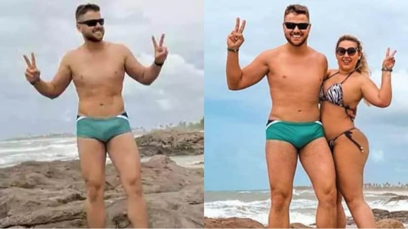 Zé Neto já viralizou na internet no passado com seu membro pesado e grande marcando na sunga Zé Neto já viralizou na internet no passado com seu membro pesado e grande marcando na sunga