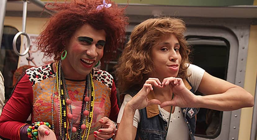 Valéria (Rodrigo Sant'Anna) e Janete (Thalita Carauta) fizeram sucesso no Zorra Total Valéria (Rodrigo Sant'Anna) e Janete (Thalita Carauta) fizeram sucesso no Zorra Total