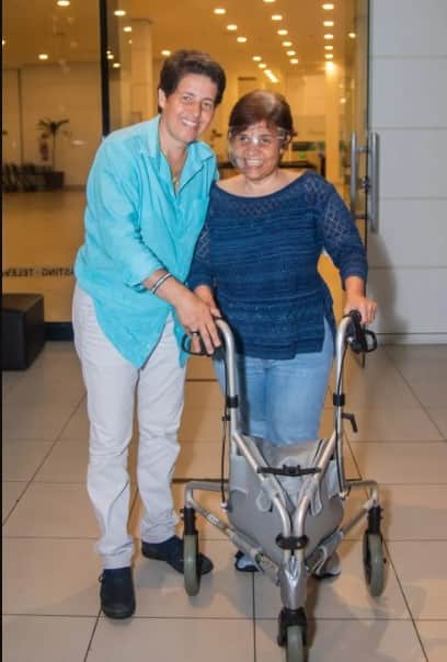 Cláudia Rodrigues e namorada Adriane Bonato Cláudia Rodrigues e namorada Adriane Bonato