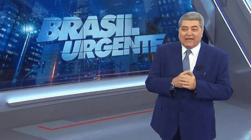 Datena sob comando do 'Brasil Urgente' (Foto: Divulgação) Datena sob comando do 'Brasil Urgente' (Foto: Divulgação)
