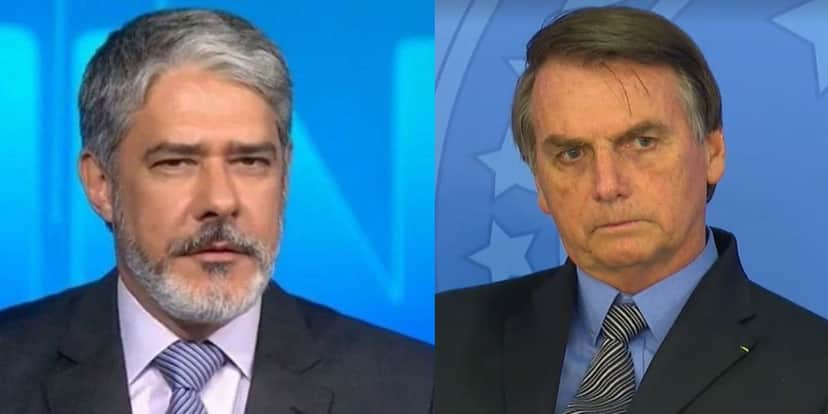William Bonner dá informação no Jornal Nacional, da Globo, sobre Bolsonaro, que deixa os telespectadores sem acreditar - Foto Reprodução William Bonner dá informação no Jornal Nacional, da Globo, sobre Bolsonaro, que deixa os telespectadores sem acreditar - Foto Reprodução