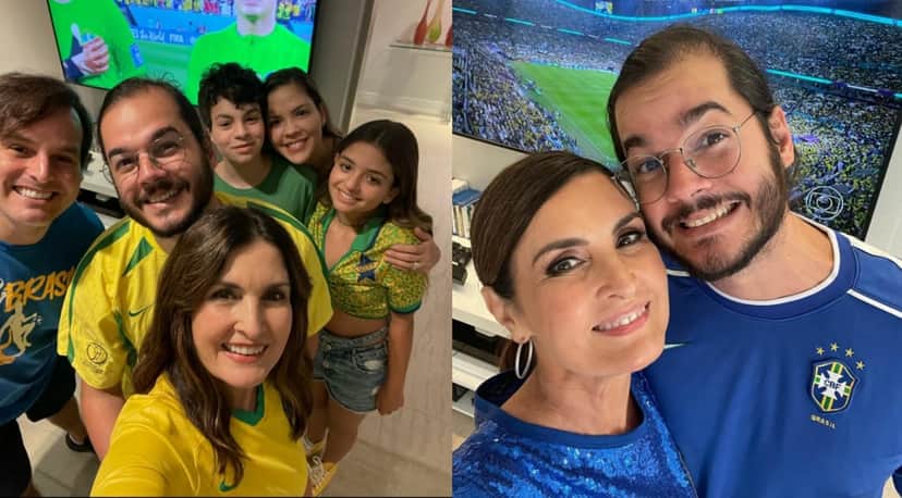 Fátima Bernanrdes em família para mais um jogo da Copa do Mundo do Catar (Reprodução/ Instagram) Fátima Bernanrdes em família para mais um jogo da Copa do Mundo do Catar (Reprodução/ Instagram)