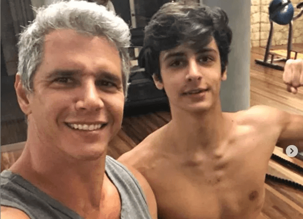 Pai e filho juntos na academia (Foto: Divulgação) Pai e filho juntos na academia (Foto: Divulgação)