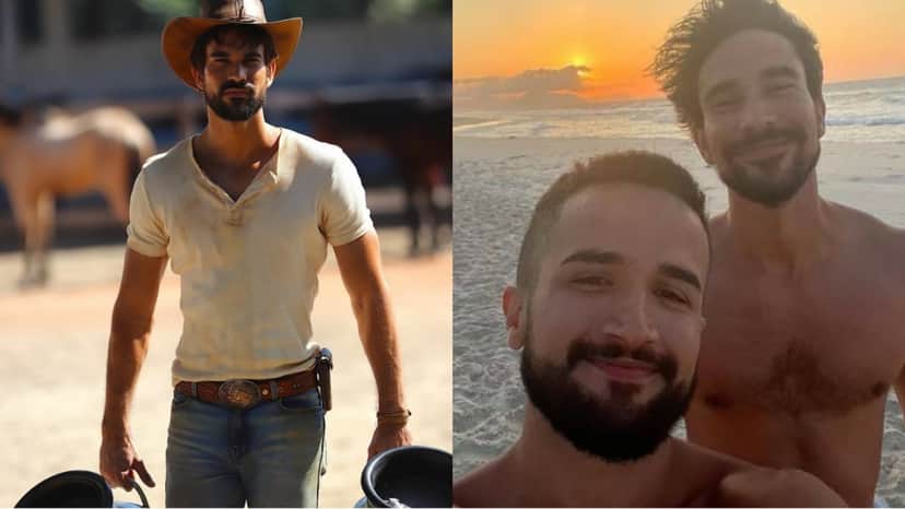 Joel Leiteiro de Mar do Sertão, se relaciona com outro homem há 4 anos (Fotos: Reprodução/ Globo/ Instagram) Joel Leiteiro de Mar do Sertão, se relaciona com outro homem há 4 anos (Fotos: Reprodução/ Globo/ Instagram)