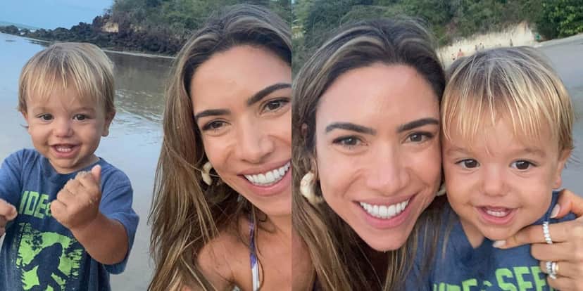 Patrícia Abravanel e seu filho Senor Patrícia Abravanel e seu filho Senor