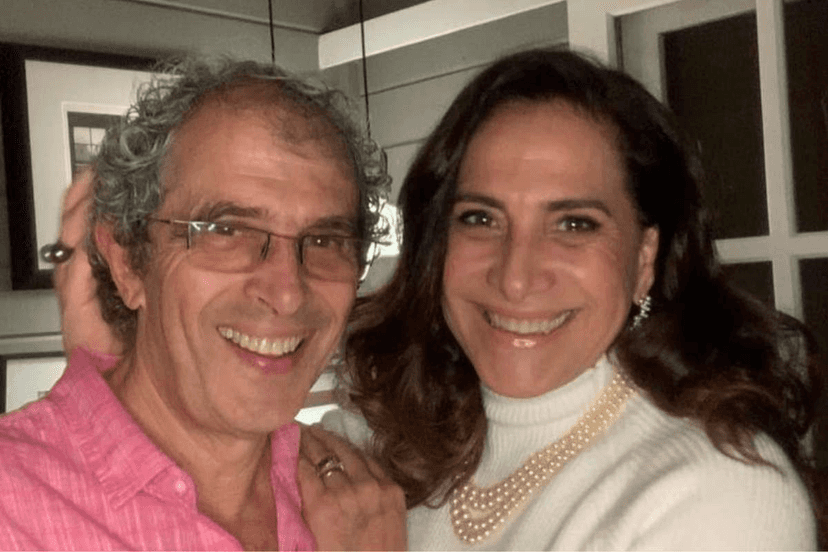 Totia Meireles e o marido (Foto: Divulgação) Totia Meireles e o marido (Foto: Divulgação)