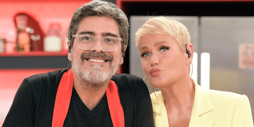 Xuxa e Junno no programa da Eliana (Foto: Divulgação) Xuxa e Junno no programa da Eliana (Foto: Divulgação)