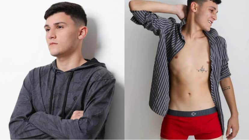 O jovem ator de 23 anos surgiu de cueca e causou delírios nos fãs O jovem ator de 23 anos surgiu de cueca e causou delírios nos fãs