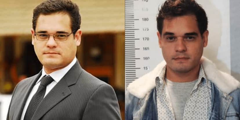 Alexandre Schumacher foi preso em flagrante após agredir sua esposa (Reprodução: Montagem TV Foco)