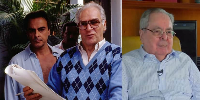 Benedito Ruy Barbosa e Herval Rossano e Atílio Riccó brigaram dentro de avião (Reprodução: Montagem TV Foco) Benedito Ruy Barbosa e Herval Rossano e Atílio Riccó brigaram dentro de avião (Reprodução: Montagem TV Foco)