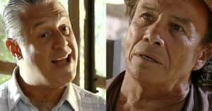 Bruno (Antonio Fagundes) e Zé do Araguaia (Stênio Garcia) de O Rei do Gado (Foto: Reprodução / Globo) Bruno (Antonio Fagundes) e Zé do Araguaia (Stênio Garcia) de O Rei do Gado (Foto: Reprodução / Globo)