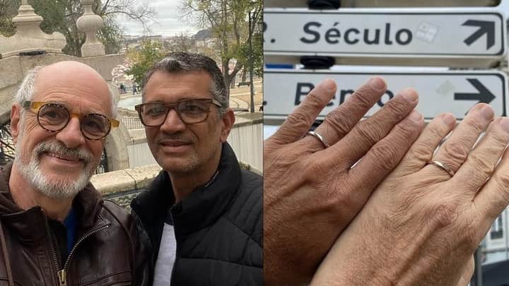 Famoso ator de Travessia, que foi casado por duas décadas com atriz de Pantanal, teve união com homem exposta ao Brasil - Foto Reprodução Famoso ator de Travessia, que foi casado por duas décadas com atriz de Pantanal, teve união com homem exposta ao Brasil - Foto Reprodução