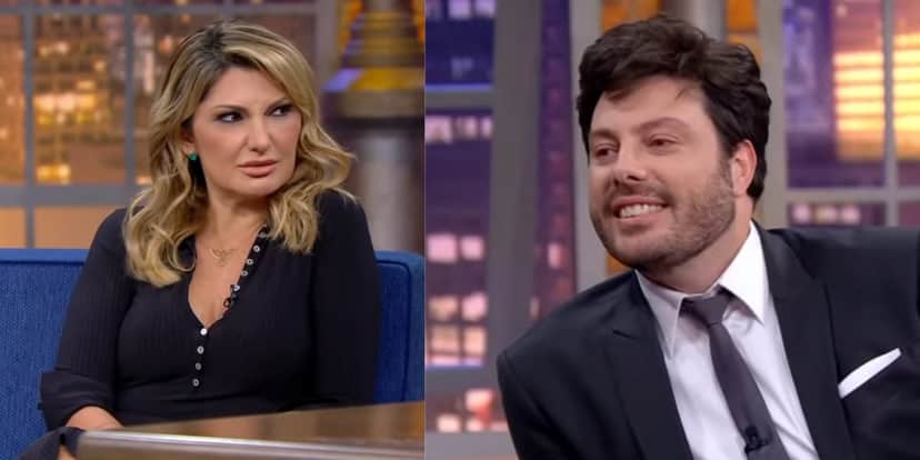 Danilo Gentili e Antonia Fontenelle brincam que queriam se pegar (Reprodução: SBT) Danilo Gentili e Antonia Fontenelle brincam que queriam se pegar (Reprodução: SBT)