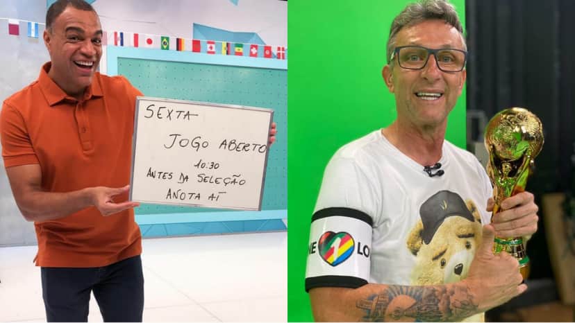 Denílson informa horario do Jogo Aberto e craque de Os Donos da Bola surpreende público com atitude inesperada Denílson informa horario do Jogo Aberto e craque de Os Donos da Bola surpreende público com atitude inesperada
