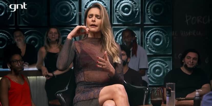 Fernanda Lima ficou algumas horas presa após nadar com golfinhos (Reprodução: GNT) Fernanda Lima ficou algumas horas presa após nadar com golfinhos (Reprodução: GNT)