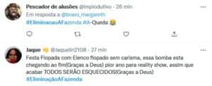 Internauta apontou que o elenco do reality é sem carisma (Foto: Reprodução / Twitter) Internauta apontou que o elenco do reality é sem carisma (Foto: Reprodução / Twitter)
