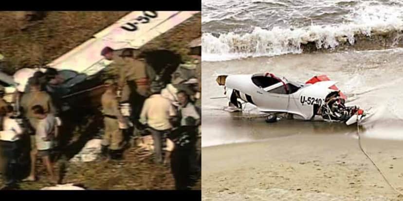 Imagens da aeronave após o acidente com o vocalista da banda Os Paralamas do Sucesso e sua esposa - Foto: Reprodução Imagens da aeronave após o acidente com o vocalista da banda Os Paralamas do Sucesso e sua esposa - Foto: Reprodução