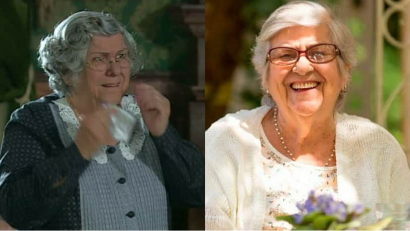 A dona Matilde de Chocolate com Pimenta, morreu aos 95 anos (Fotos: Reprodução/ Globo) A dona Matilde de Chocolate com Pimenta, morreu aos 95 anos (Fotos: Reprodução/ Globo)