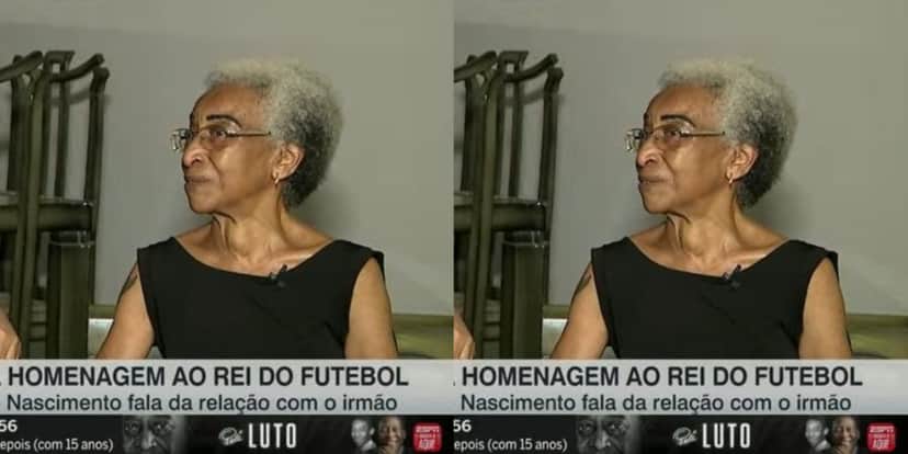 Maria Lúcia, irmã de Pelé - Foto: Reprodução Maria Lúcia, irmã de Pelé - Foto: Reprodução