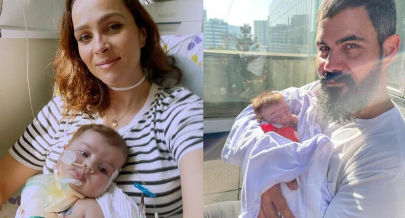 Filha de Juliano Cazarré está internada há meses em SP e foi transportada na companhia da mãe ao RJ Filha de Juliano Cazarré está internada há meses em SP e foi transportada na companhia da mãe ao RJ