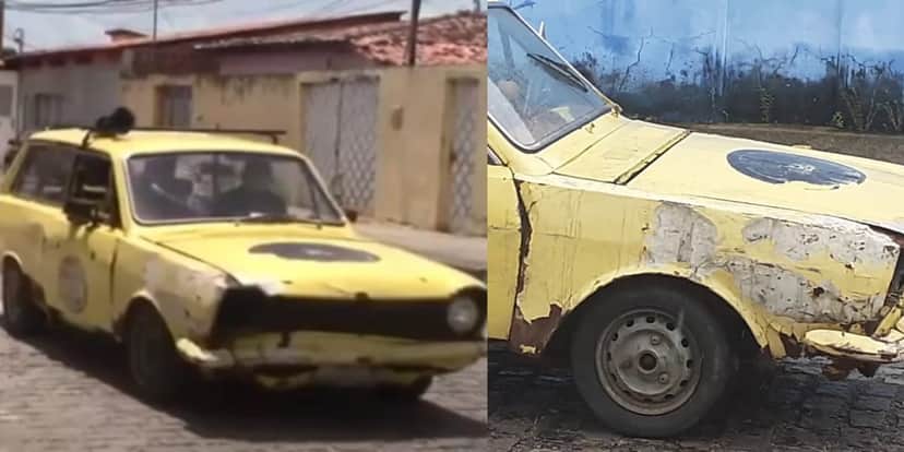Assim se encontra o carro atualmente, após 16 anos de uso (Reprodução: Montagem TV Foco) Assim se encontra o carro atualmente, após 16 anos de uso (Reprodução: Montagem TV Foco)