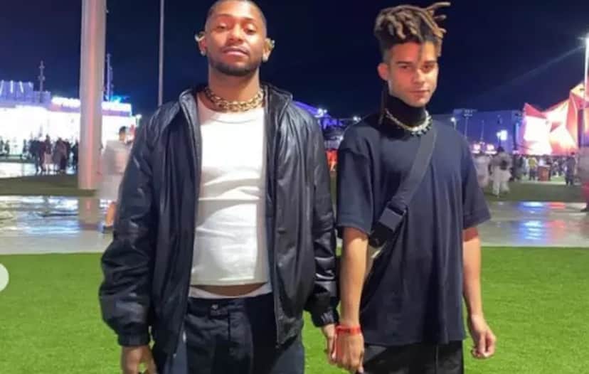 O novo affair de Lucas Leto, Marcelo Bahia Sacramento, de mãos dadas no Rock in Rio (Reprodução/ Instagram) O novo affair de Lucas Leto, Marcelo Bahia Sacramento, de mãos dadas no Rock in Rio (Reprodução/ Instagram)