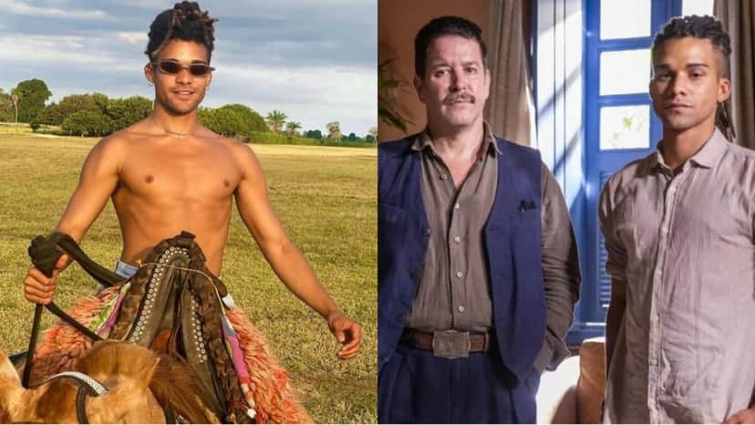 Lucas Leto foi filho de Tenório em Pantanal (Reprodução / Divulgação Globo) Lucas Leto foi filho de Tenório em Pantanal (Reprodução / Divulgação Globo)