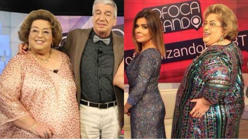 A ex apresentadora do SBT ao lado de seus colegas Decio Piccinini e Mara Maravilha A ex apresentadora do SBT ao lado de seus colegas Decio Piccinini e Mara Maravilha