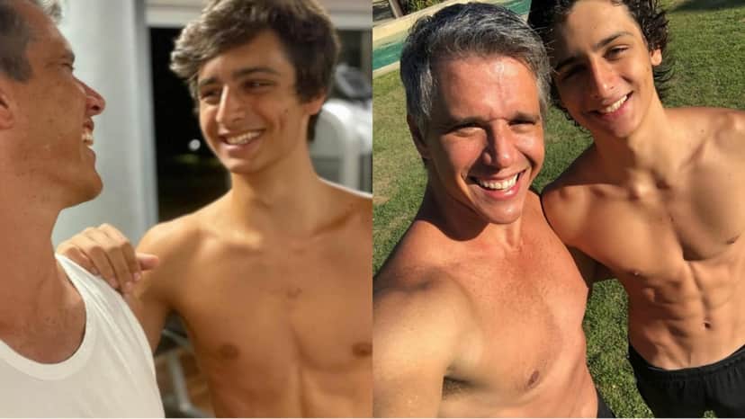 Pedro Garcia e seu pai famoso treinam juntos e exibem o físico (Reprodução/ Instagram) Pedro Garcia e seu pai famoso treinam juntos e exibem o físico (Reprodução/ Instagram)