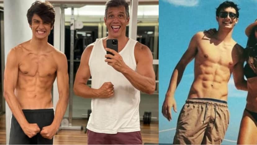 Filho de Márcio Garcia exibe tanquinho e corpo malhado (Reprodução/ Instagram) Filho de Márcio Garcia exibe tanquinho e corpo malhado (Reprodução/ Instagram)