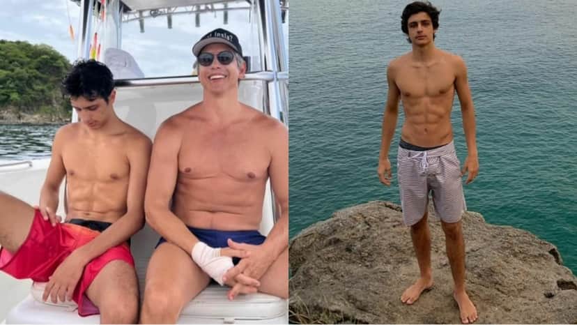 Pai e filho tem beleza celebrada nas redes sociais (Reprodução/ Instagram) Pai e filho tem beleza celebrada nas redes sociais (Reprodução/ Instagram)