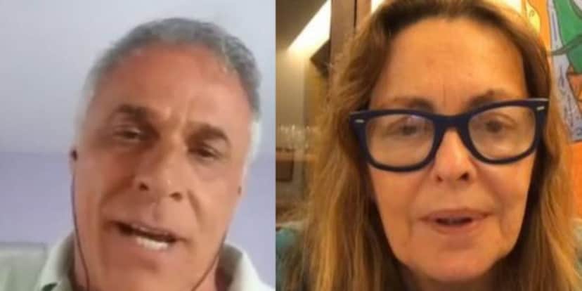 Oscar Magrini e Maria Zilda falam de quarto íntimo para artistas da Globo - Foto Reprodução Oscar Magrini e Maria Zilda falam de quarto íntimo para artistas da Globo - Foto Reprodução
