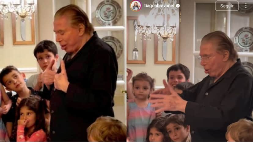 Silvio Santos faz discurso emocionante em festa de aniversário de 92 anos (Reprodução: Instagram) Silvio Santos faz discurso emocionante em festa de aniversário de 92 anos (Reprodução: Instagram)