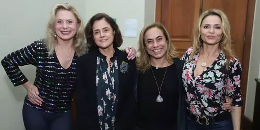 Vera Fischer e Marieta Severo estiveram no elenco de Pátria Minha (Foto: Reprodução)