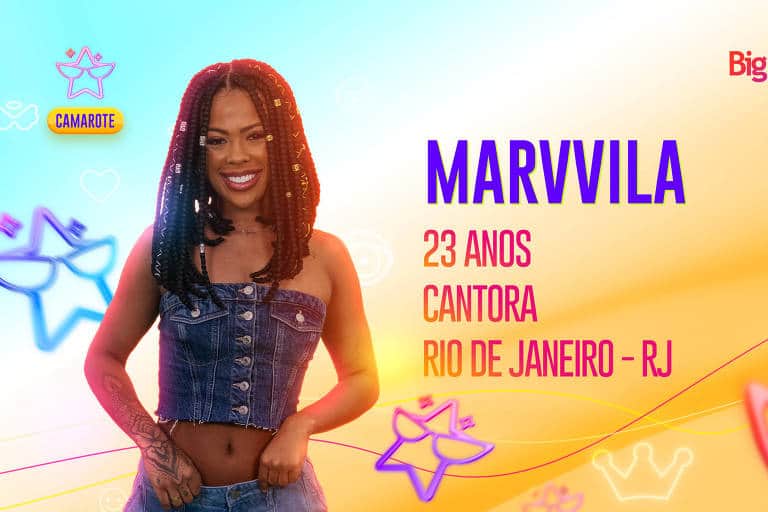 Cantora Marvvila no BBB - Foto Reprodução Cantora Marvvila no BBB - Foto Reprodução