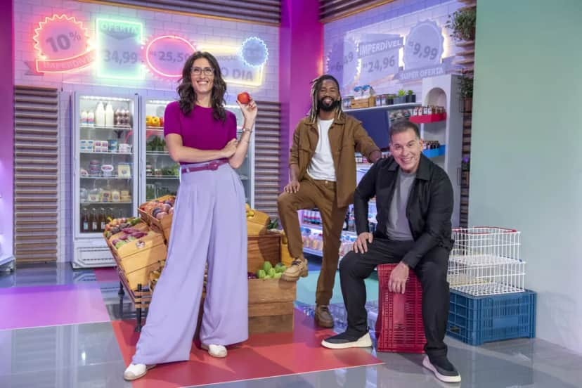 Paola Carosella, João Diamante e Leandro Hassum - Foto Reproduççao Paola Carosella, João Diamante e Leandro Hassum - Foto Reproduççao