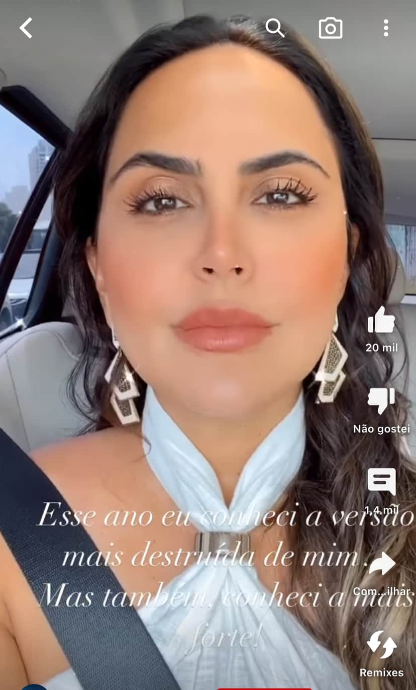 A jornalista Carla Cecato ressurge em vídeo nas redes sociais em um vídeo com uma mensagem pra lá de impactante - Foto Reprodução A jornalista Carla Cecato ressurge em vídeo nas redes sociais em um vídeo com uma mensagem pra lá de impactante - Foto Reprodução
