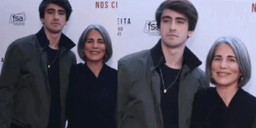 Glória Pires e o filho em um evento (Foto: Divulgação) Glória Pires e o filho em um evento (Foto: Divulgação)