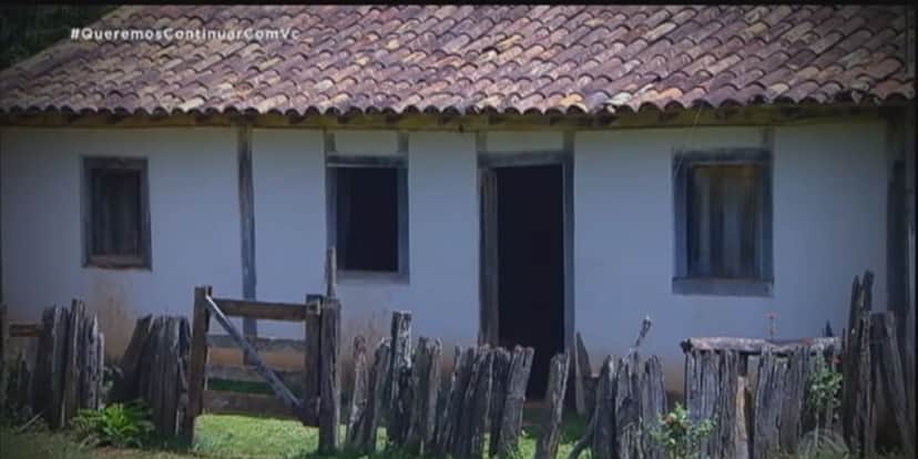 Casinha simples que o sertanejo viveu a infância (Reprodução) Casinha simples que o sertanejo viveu a infância (Reprodução)