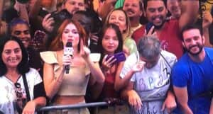 BBB23: Ana Clara surgiu ao vivo no meio do público (Foto: Reprodução / Globo) BBB23: Ana Clara surgiu ao vivo no meio do público (Foto: Reprodução / Globo)