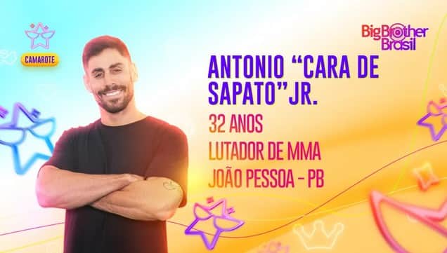 Também na cota do Camarote, o lutador de MMA Antonio 'Cara de Sapato' (Foto: Reprodução / Gshow) Também na cota do Camarote, o lutador de MMA Antonio 'Cara de Sapato' (Foto: Reprodução / Gshow)